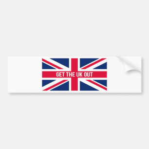 Erhalten Sie Großbritannien aus der EU heraus Autoaufkleber
