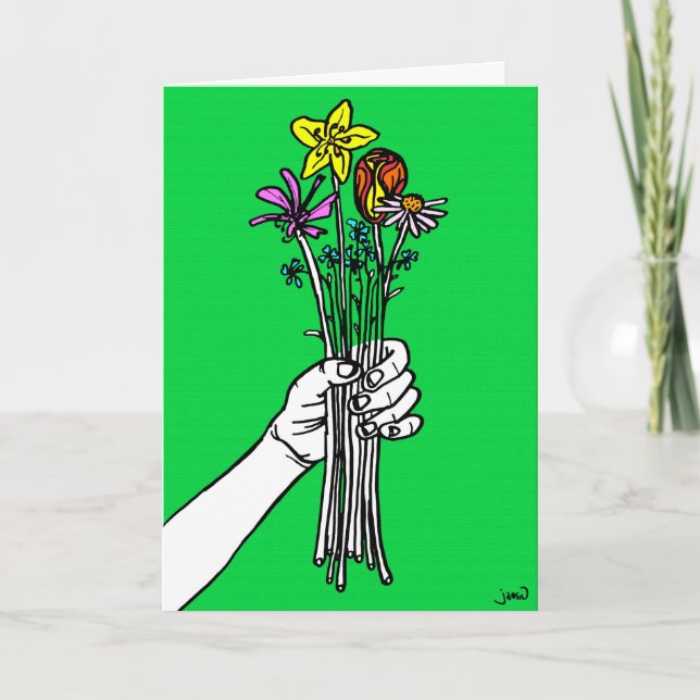 Erhalten Sie gut bald! Karte (Vorderseite)