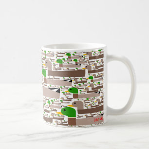 erhalten Sie Ihre Enten in Folge Kaffeetasse