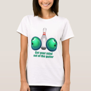 Erhalten Sie Ihren Verstand aus der Gosse (grünes) T-Shirt