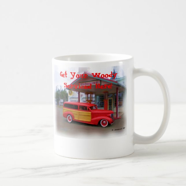 Erhalten Sie Ihren Woody hier instand gehalten! Kaffeetasse (Rechts)