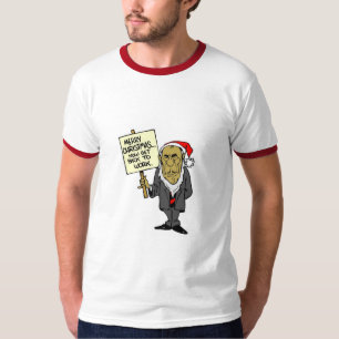 Erhalten Sie jetzt zurück, Weihnachtschef zu T-Shirt