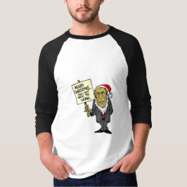 Erhalten Sie jetzt zurück, Weihnachtschef zu T-Shirt