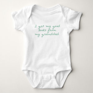 Erhalten Sie meine Blicke vom Opa Baby Strampler