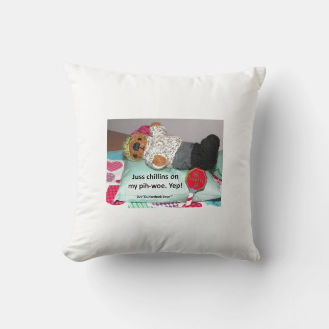 Erhalten Sie mit Ker'D bequem! Kissen (Vorderseite)