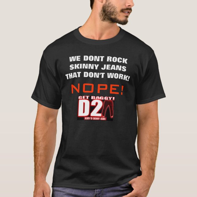 ERHALTEN SIE SACKARTIGES NOPE SHIRT (Vorderseite)