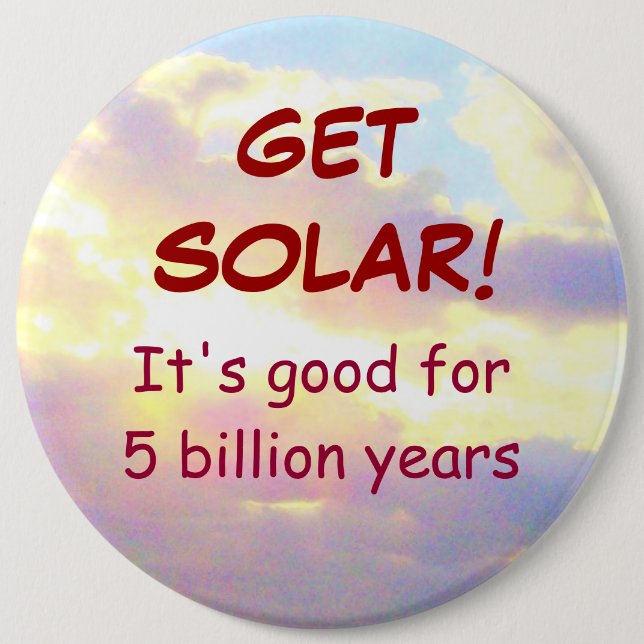 ERHALTEN Sie SOLARknopf Button (Vorderseite)