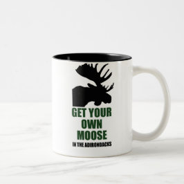 Erhalten Sie ur besitzen Elche Zweifarbige Tasse