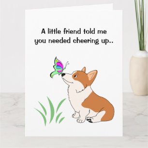 Erhalten Sie wohlem WaliserCorgi große Gruß-Karte Karte