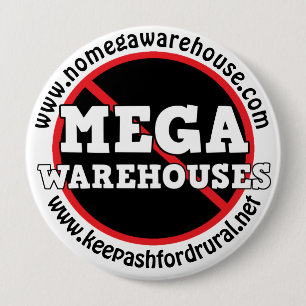 Erhaltet Ashford Ländlich Sagt Nein zu Mega-Lagern Button