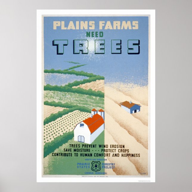 Erhaltung der landwirtschaftlichen Baumbestände 19 Poster (Vorne)
