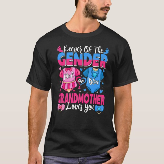 Erhaltung der Lieben der Großmutter, rosa oder blu T-Shirt (Vorderseite)