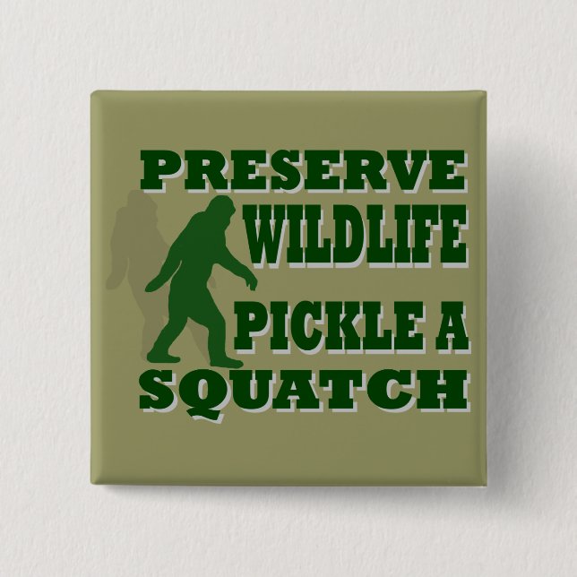 Erhaltung der wild lebenden Tiere Button (Vorderseite)