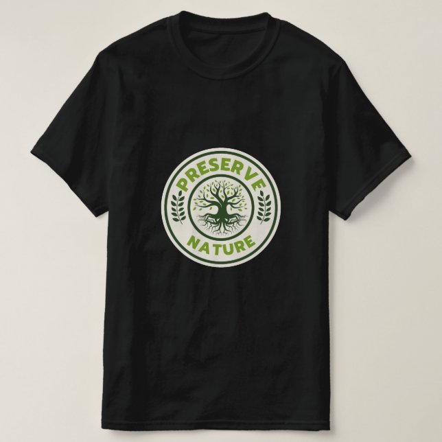 Erhaltung des T - Shirt der Naturmenschen (Design vorne)