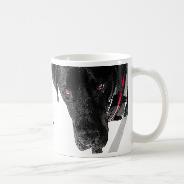 Erhaltung Hunde- "Tucker" Kaffee-Tasse Kaffeetasse (Rechts)