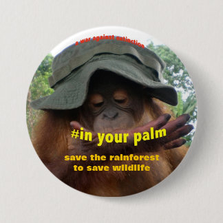 Erhaltungs-Aktivist für Tierschutz Button