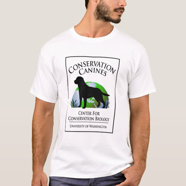 Erhaltungs-Hundes-Logo-T-Shirt T-Shirt (Vorderseite)