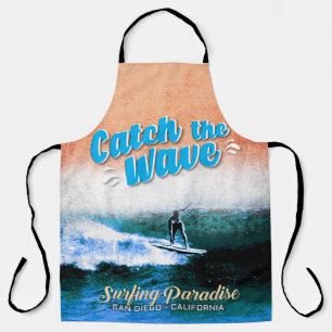 Erhasche die Welle - Surferparadies Schürze