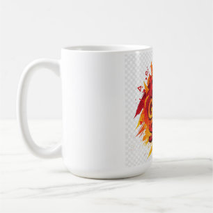 Erhebe dich, arbeite hart, strahle Motivations-Auf Kaffeetasse