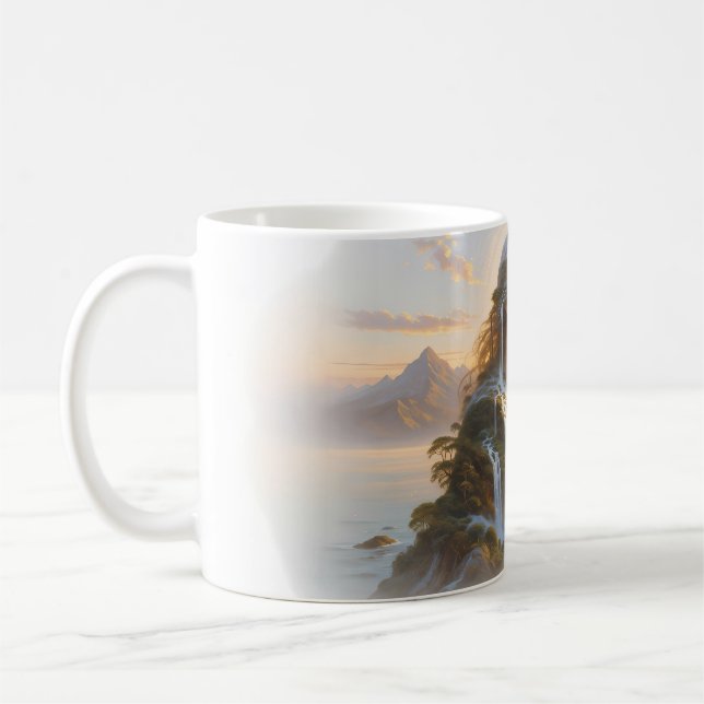 Erhebe dich mit der Erdgottheit Gaia Tasse (Links)