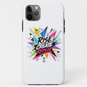 Erhebe dich, schaffe, wiederhole - Inspirierende M Case-Mate iPhone Hülle