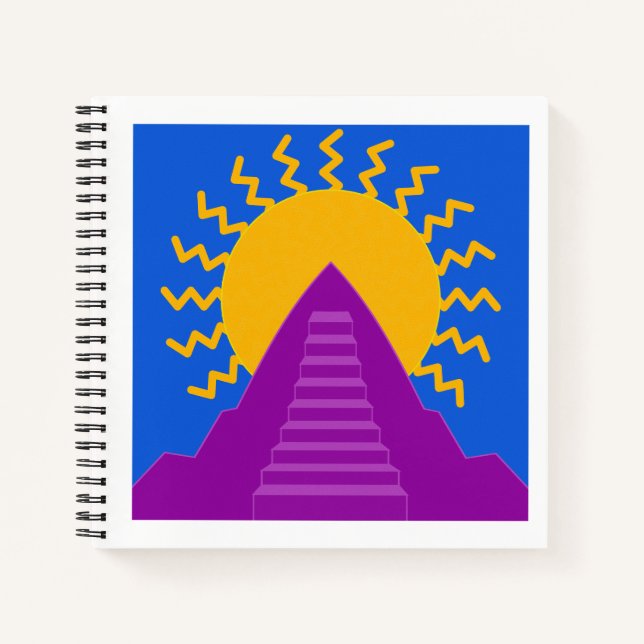 Erhebe dich Spiralblock Notizbuch (Vorderseite)