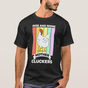 Erhebe dich, strahle, Mutter Gockel Retro-Hühnerli T-Shirt