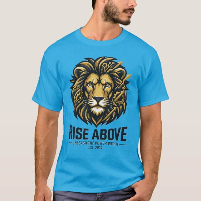 Erhebe dich über das gewöhnliche Shirt – Cyber-Löw (Vorderseite)