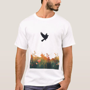 Erhebe dich über den Krieg – Friedens-Tauben-Grafi T-Shirt
