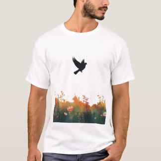 Erhebe dich über den Krieg – Friedens-Tauben-Grafi T-Shirt