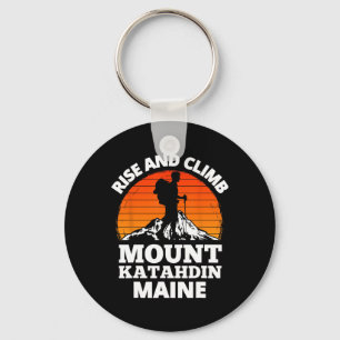 Erhebe dich und steige auf den Mount Katahdin Main Schlüsselanhänger