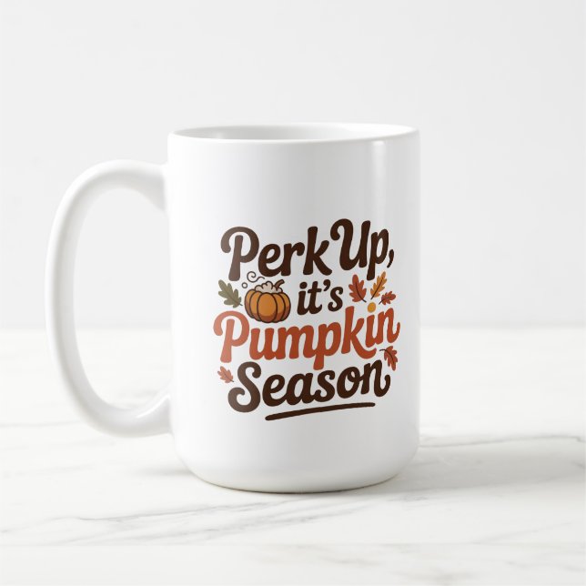 Erheitere deinen Kürbisgewürz-Kaffee mit einem sai Kaffeetasse (Links)