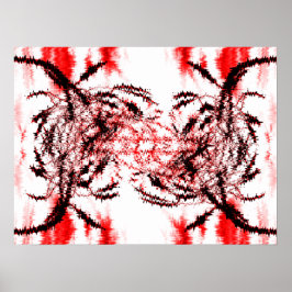 erhitzte Diskussion Poster