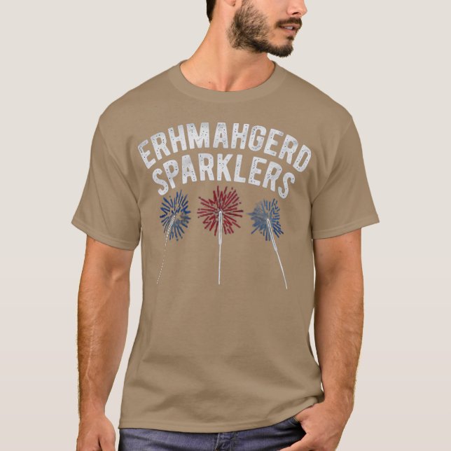 Erhmahgerd_Sparklers-removebg preview T-Shirt (Vorderseite)