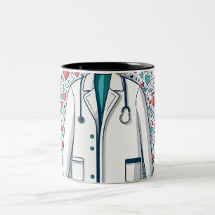 Erhöhen Sie Ihr Büro mit unserem Premium-Schreibti Zweifarbige Tasse