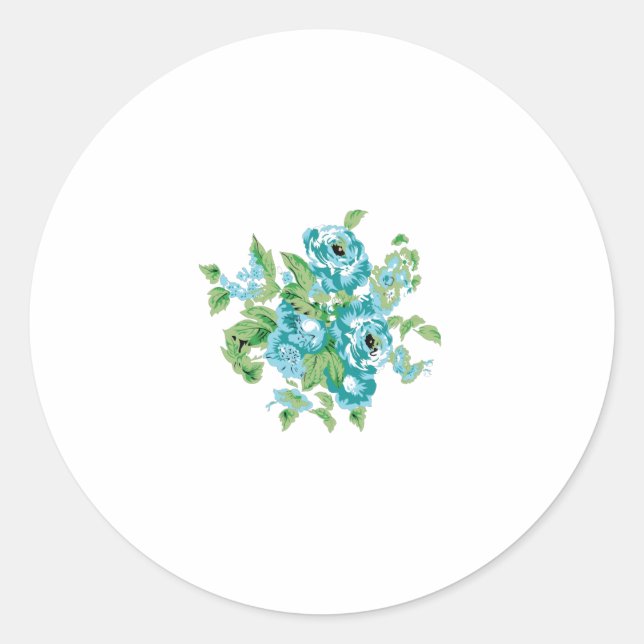 Erhöhen Sie Ihr Design-Spiel mit dem ClassicRound- Runder Aufkleber (Vorderseite)