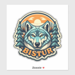 Erhöhen Sie Ihr Handwerk mit einzigartigen Wolf-St Aufkleber