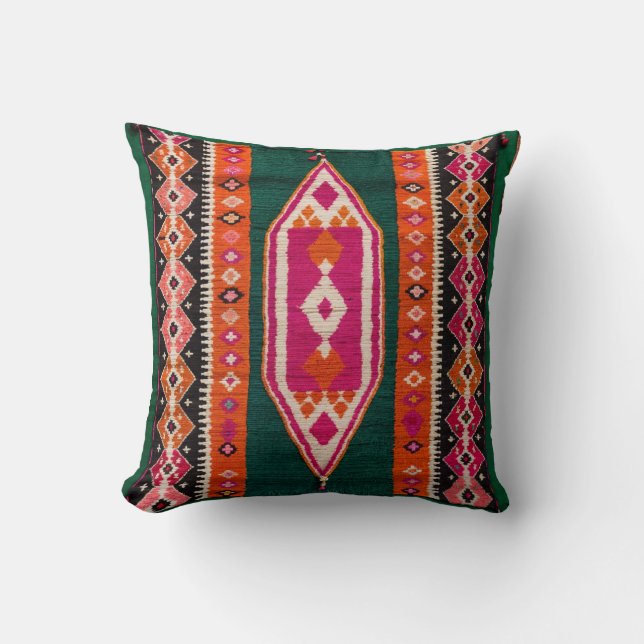 Erhöhen Sie Ihr Inneres mit authentischen Kilim Ki Kissen (Vorderseite)
