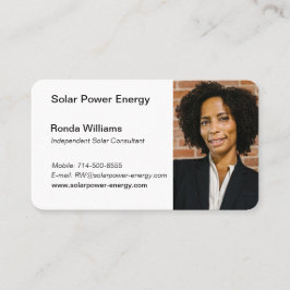 Erhöhen Sie Ihr Solargeschäft mit maßgeschneiderte Visitenkarte