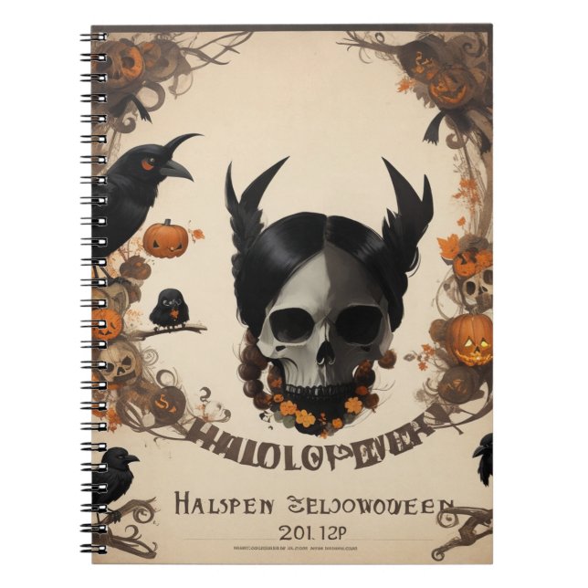 Erhöhen Sie Ihr Spiel mit unserem Halloween Notizblock (Vorderseite)