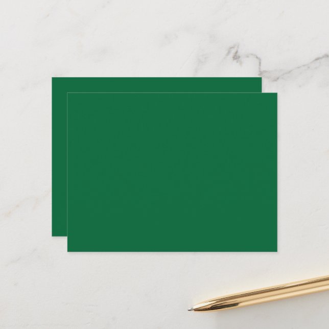 Erhöhen Sie Ihr Webdesign mit einem grünen Hinterg Postkarte (Vorderseite/Rückseite Beispiel)