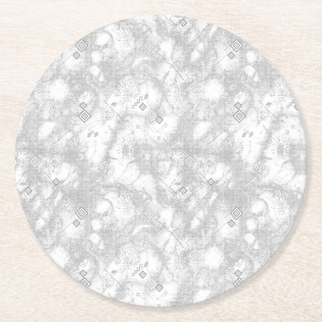 Erhöhen Sie Ihre Markenbezeichnung mit hochwertige Runder Pappuntersetzer (Vorderseite)