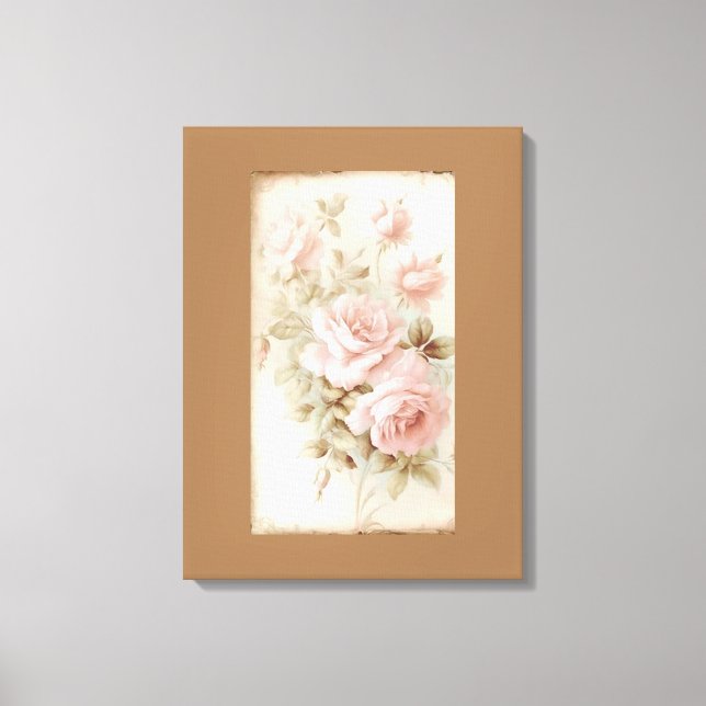 Erhöhen Sie Ihren Platz mit einer traumhaften Rose Leinwanddruck (Vorderseite)