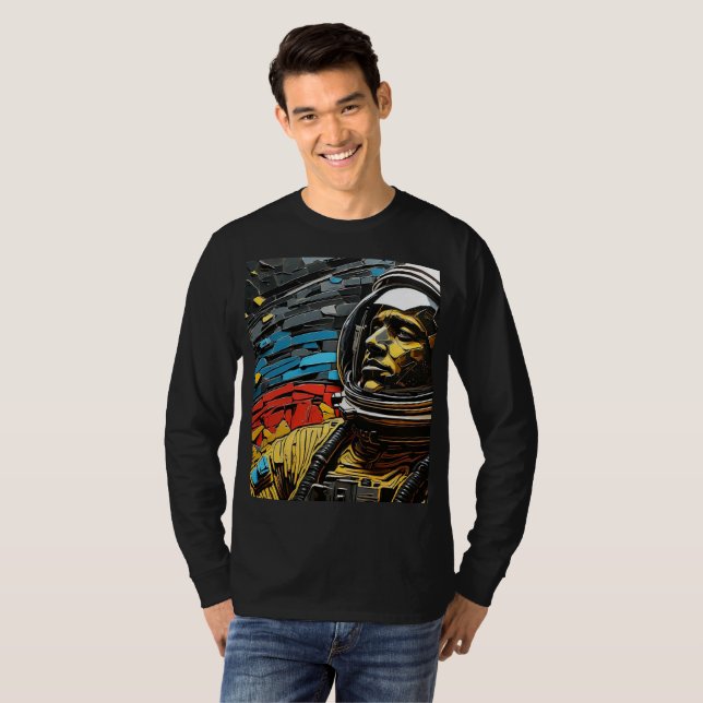 Erhöhen Sie Ihren Stil an neue Grenzen: Kosmische  T-Shirt (Vorne ganz)