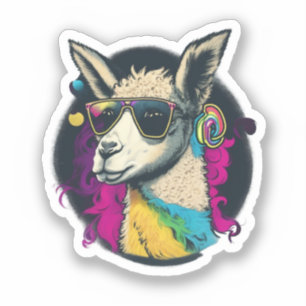 Erhöhen Sie Ihren Stil mit lama-Inspirierter Stick Aufkleber