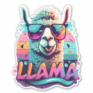 Erhöhen Sie Ihren Stil mit lama-Inspirierter Stick Aufkleber
