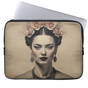 Erhöhen Sie Ihren technischen Stil mit Frida Kahlo Laptopschutzhülle