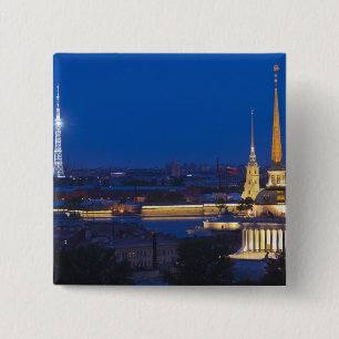 Erhöhte Ansicht des Fernsehturms Button