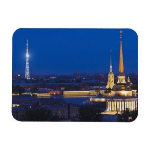 Erhöhte Ansicht des Fernsehturms Magnet