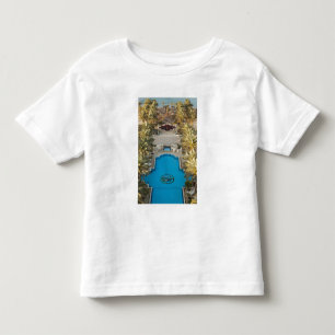 Erhöhte Ansicht Herods Palace Hotel Schwimmbad Kleinkind T-shirt